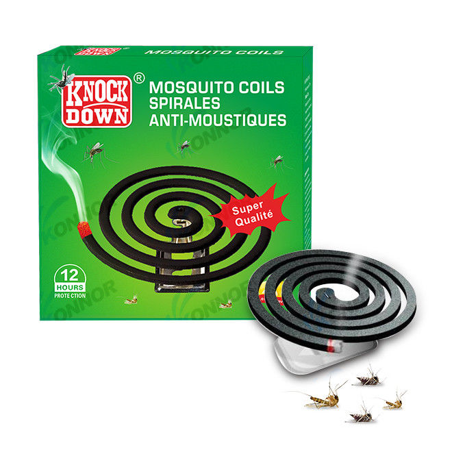 Black Knockdown Fast Killer Mosquito Repellent Coil With 0.08% Meperfluthrin